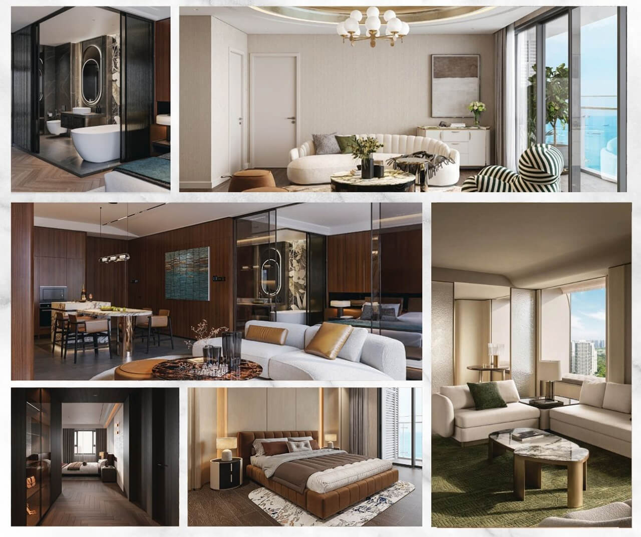 Layout, Nội Thất & Giá Bán Căn Hộ 3 Phòng Ngủ Sunshine Vũng Tàu 4 noi that ban giao can ho 3 phong ngu