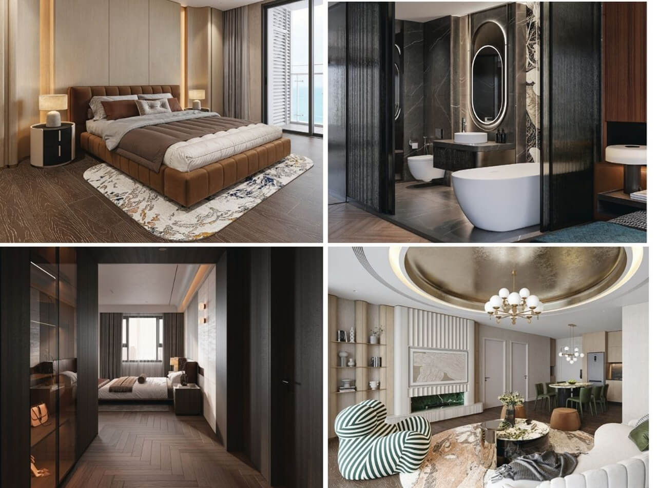 Giá Bán Từ Chủ Đầu Tư Căn Hộ 2 Phòng Ngủ Sunshine Vũng Tàu vs Layout Thiết Kế 6 noi that ban giao can ho sunshine vung tau