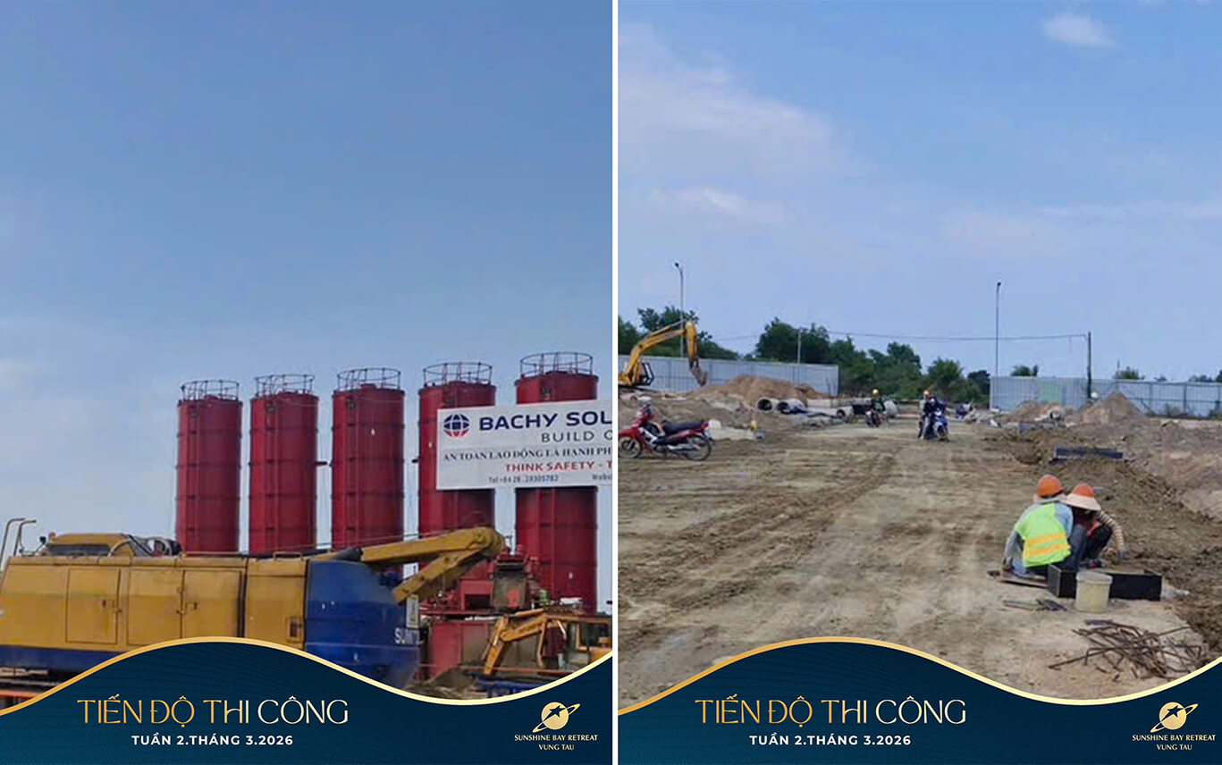 Cập nhật tiến độ sunshine Vũng Tàu Tháng 3-2026