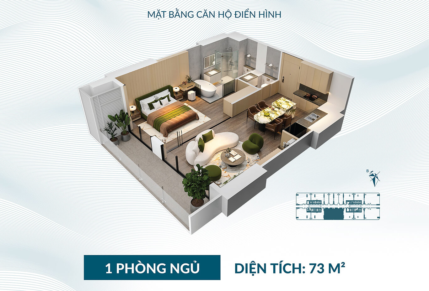 Gia can ho sunshine vung tau 1 PN