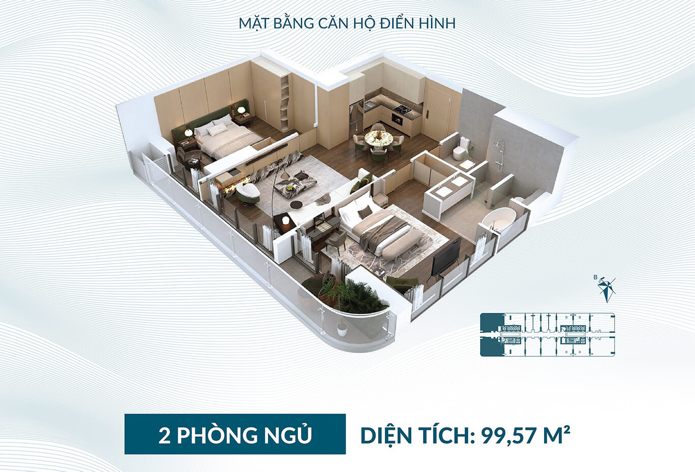 Gia can ho sunshine vung tau 2 phong ngu