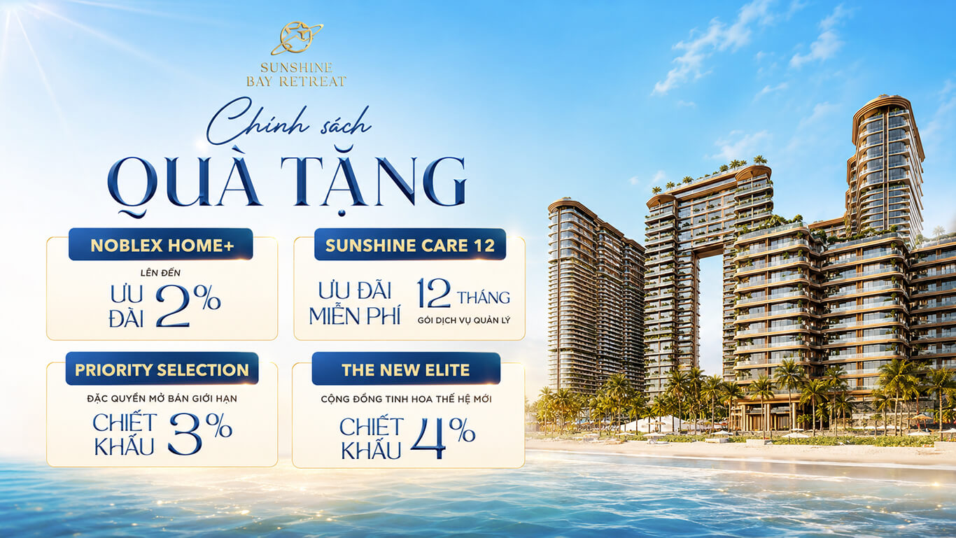 Chính Sách Bán Hàng & Chiết Khấu Sunshine Bay Retreat Vũng Tàu 2 chiet khau sunshine vung tau 1