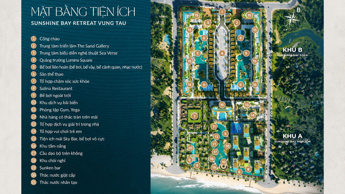 he thong tien ich sunshine bay retreat vung tau